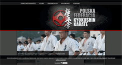 Desktop Screenshot of kyokushinkan.pl