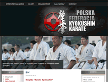 Tablet Screenshot of kyokushinkan.pl